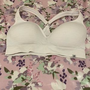 White T back bra